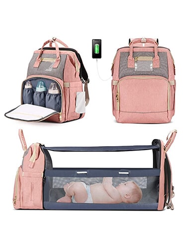 Mochila con cambiador para bebe